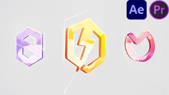 Videohive Short Light Optical Logo 2 Logo Stings template preview