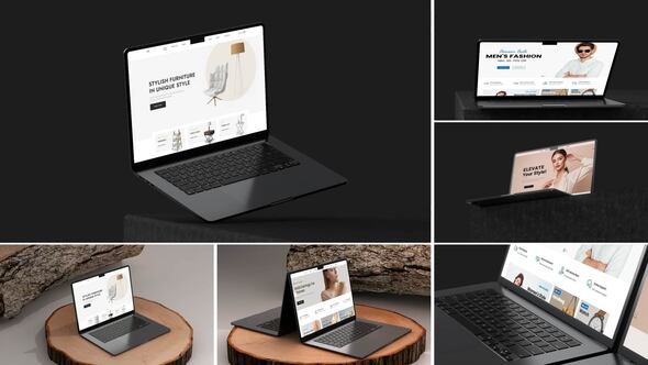 Videohive Laptop Mockup Presentation 60379192 Product Promo template preview