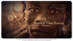 Videohive History Time Travel Slideshow Openers template preview