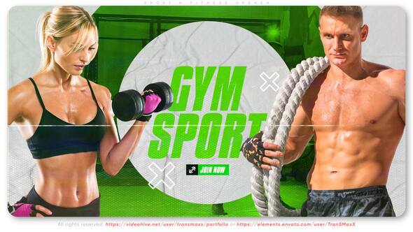 Videohive Sport N Fitness Opener Openers template preview