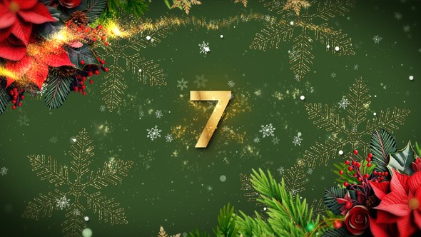 Videohive Holiday Countdown 2026 Openers template preview