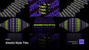 Social Media Reels - Kinetic Style Title After Effects Project Files Openers template preview