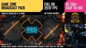 Game Zone (Broadcast Pack) Video Displays template preview