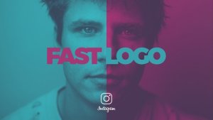 Fast Logo Intro Video Displays template preview