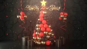 Videohive Christmas Tree | 3D Logo Reveal Broadcast-packages template preview