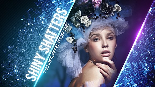 Shiny Shatters - Videohive Video Displays template preview