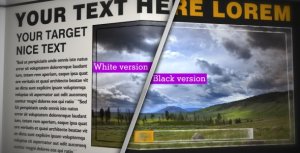 NEWSPAPER Black&White_CS4 Video Displays template preview