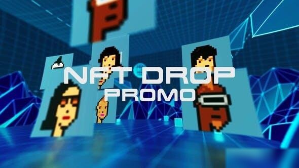 Videohive NFT Drop Promo Openers template preview