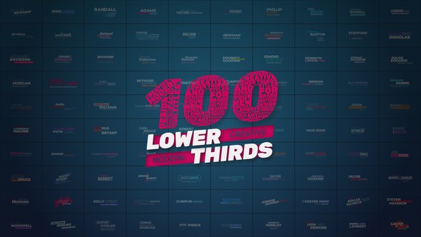 Videohive Lower Thirds Pack 51939723 Titles template preview