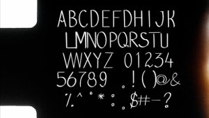 Videohive Drawn Typography Titles template preview