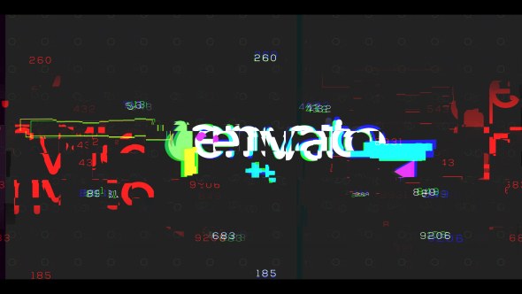 Videohive Glitch Abberation Logo Logo Stings template preview