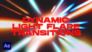 Videohive Dynamic Light Flare Transitions | After Effects Elements template preview
