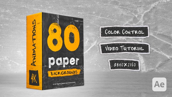 Videohive Paper Backgrounds Pack Elements template preview