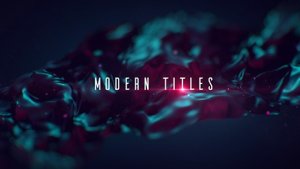 Modern Titles Video Displays template preview