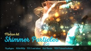 Shimmer Particles Motion Kit Video Displays template preview