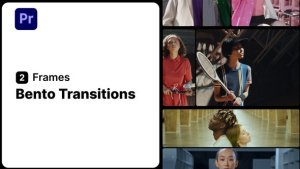 Bento Transitions 2 Frames for Premiere Pro Premiere Pro template preview