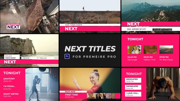 Videohive Next Titles | Premiere Pro Broadcast-packages template preview