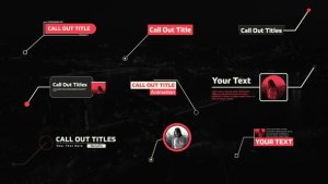 Videohive Call Out Titles Pack 49488925 Elements template preview