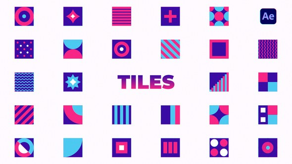 Videohive Tiles Elements template preview