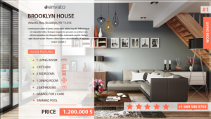 Real Estate Video Displays template preview