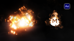 Videohive Dynamic Fireball Logo Logo Stings template preview