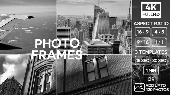 Videohive Photo Frames v3 Video Displays template preview