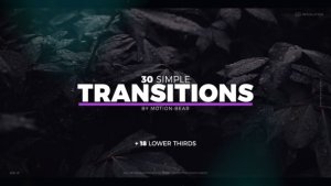 Videohive The Transitions 20905573 Elements template preview