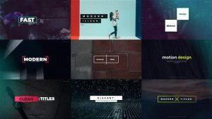 Quick Titles Video Displays template preview