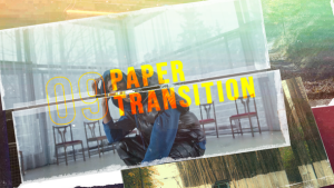 Ripped and Freeze Frame Paper Transitions | MOGRT Premiere Pro template preview