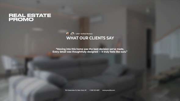 Videohive Real Estate Promo Pack Titles template preview