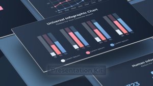 Videohive Stylish Infographics Dark Infographics template preview