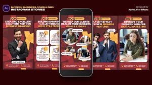 Videohive Modern Business Consulting Instagram Stories Product Promo template preview
