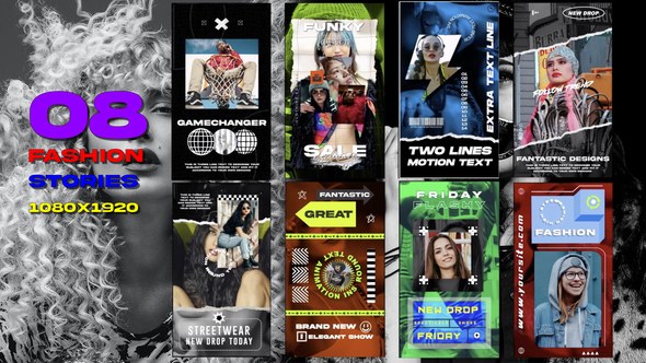 Videohive Fashion Reels Product Promo template preview
