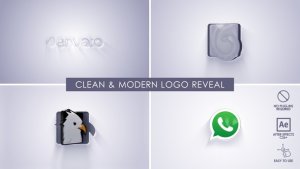 Videohive Clean & Modern Logo Reveal Logo Stings template preview