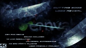 Videohive Cutting Edge Logo Reveal Logo Stings template preview