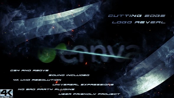 Videohive Cutting Edge Logo Reveal Logo Stings template preview
