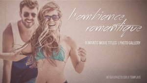 L'ambiance Romantique - Cinematic Titles | Gallery Video Displays template preview