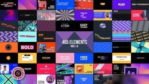 Videohive Graphics Pack | Rise Elements template preview