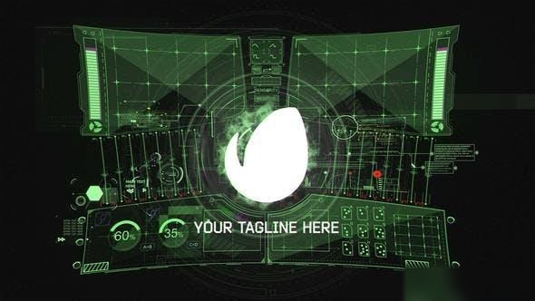Videohive Digital Eye Logo Reveal Logo Stings template preview