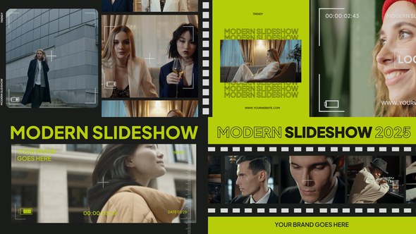 Videohive Modern Slideshow 56792382 Video Displays template preview