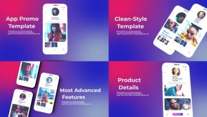 Videohive App Promo Light Version Product Promo template preview