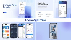 Videohive Crypto App Promo 52663998 Product Promo template preview