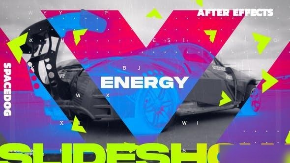 Videohive Intro Slideshow Energetic Openers template preview