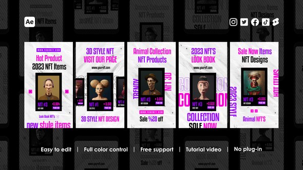 Videohive Token Instagram Stories Product Promo template preview