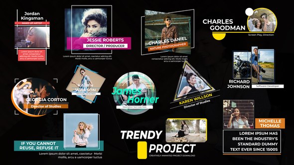 Videohive Big Image Lower Thirds Elements template preview