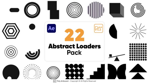 Videohive Abstract Loaders Pack For After Effects Elements template preview