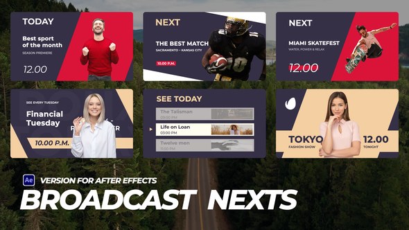 Videohive Broadcast Nexts Broadcast-packages template preview