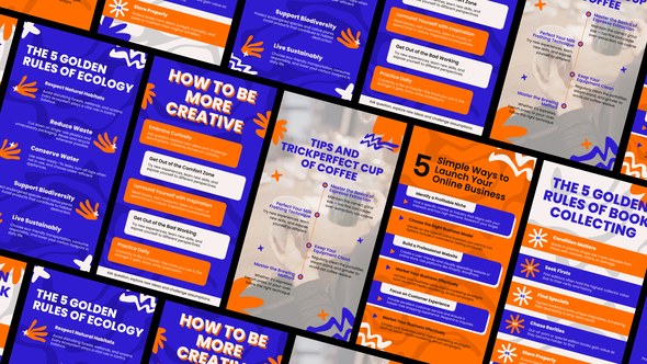 Videohive List Tittle Story Reels Titles template preview