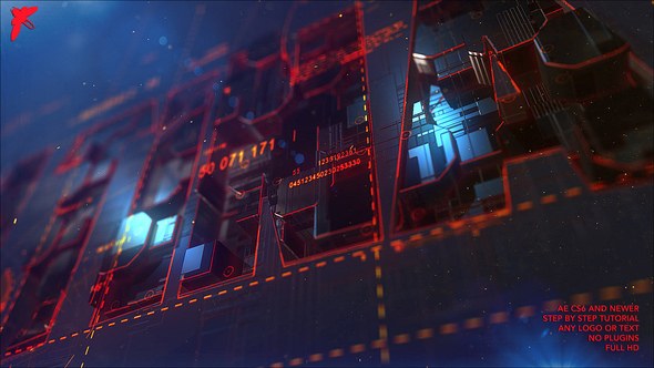 Videohive Transforming Element3D Logo Logo Stings template preview