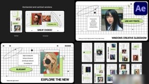 Videohive Windows Creative Slideshow for After Effects Openers template preview